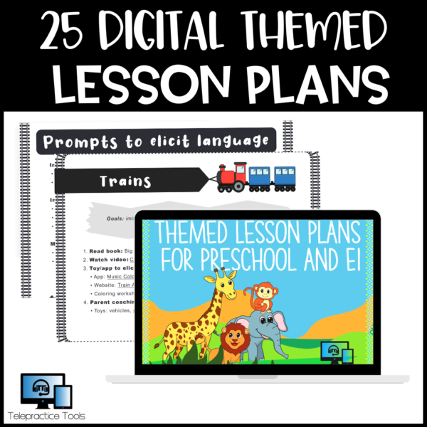25 speech therapy lesson plans