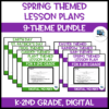 Bundle! 9 Spring Themed Speech Therapy Lesson Plans for Preschool and ...